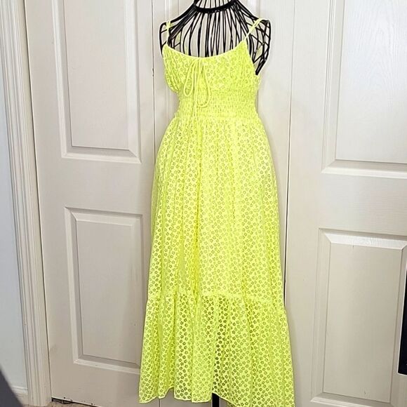 URBAN OUTFITTERS Reina Yellow Maxi Dress Size Small - Picture 6 of 13